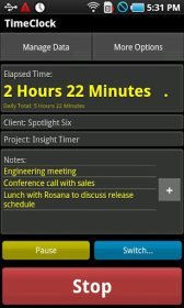 game pic for TimeClock Lite - Time Tracker